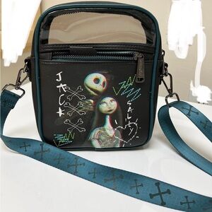 Loungefly Jack Skellington and Sally crossbody bag